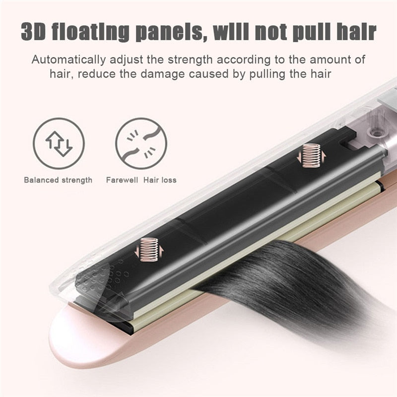 2in1 Hair Straightener Curler Iron